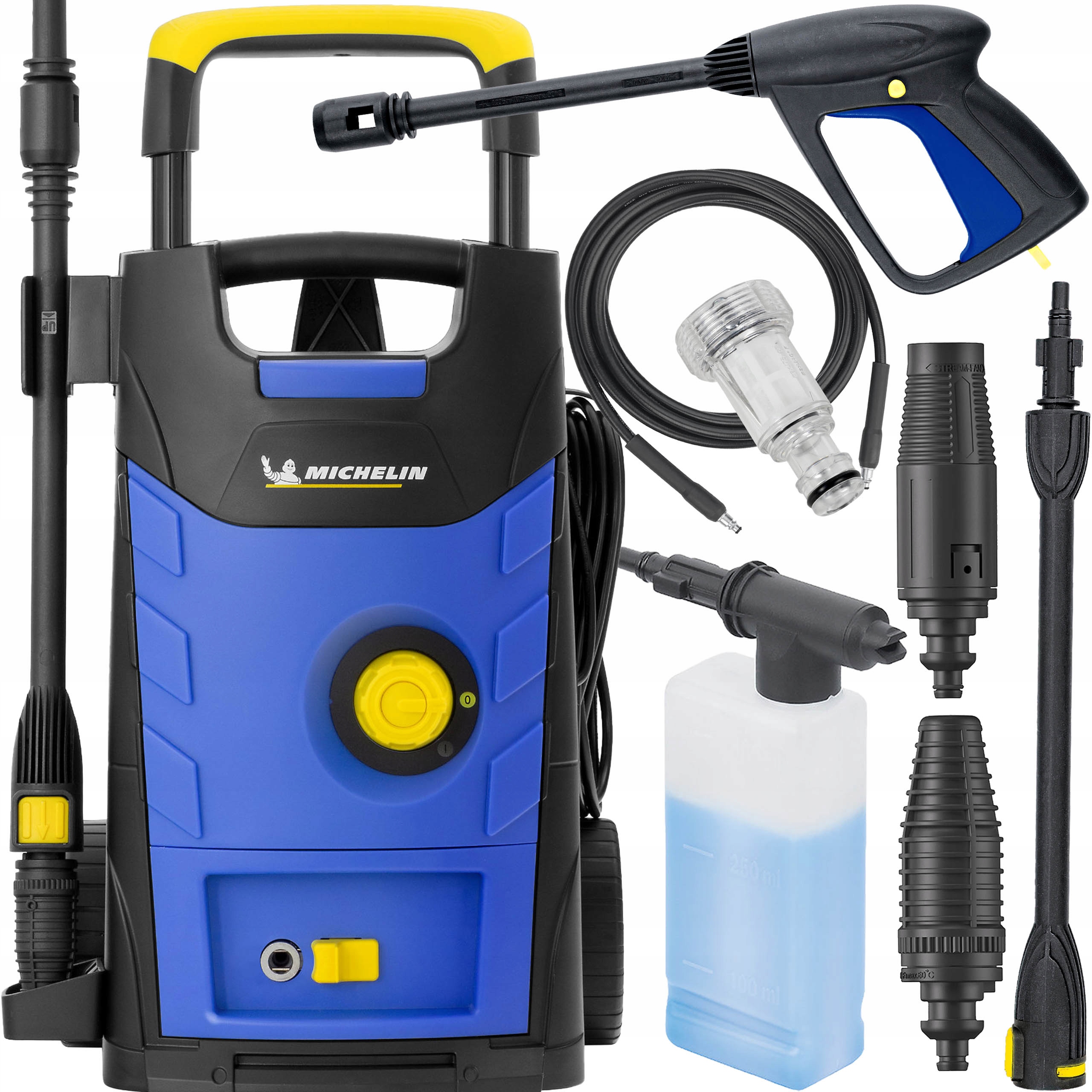 Myjka ciśnieniowa Michelin 1600W aluminiowa pompa 420l/h samozasysająca