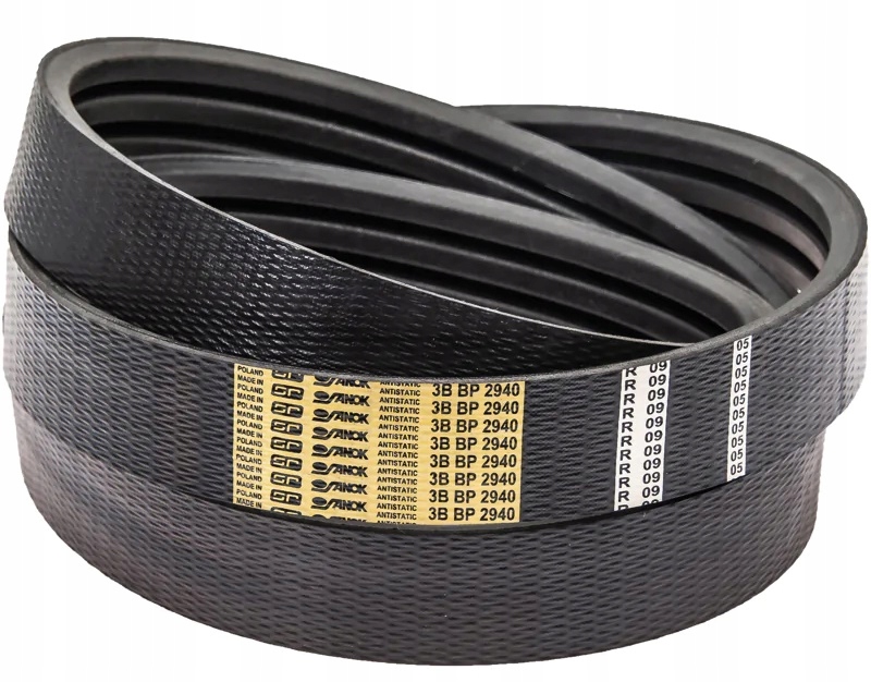 Klínový řemen odpalovače slámy Bizon 3B2940 3BBP2940 Stomil Žlutý