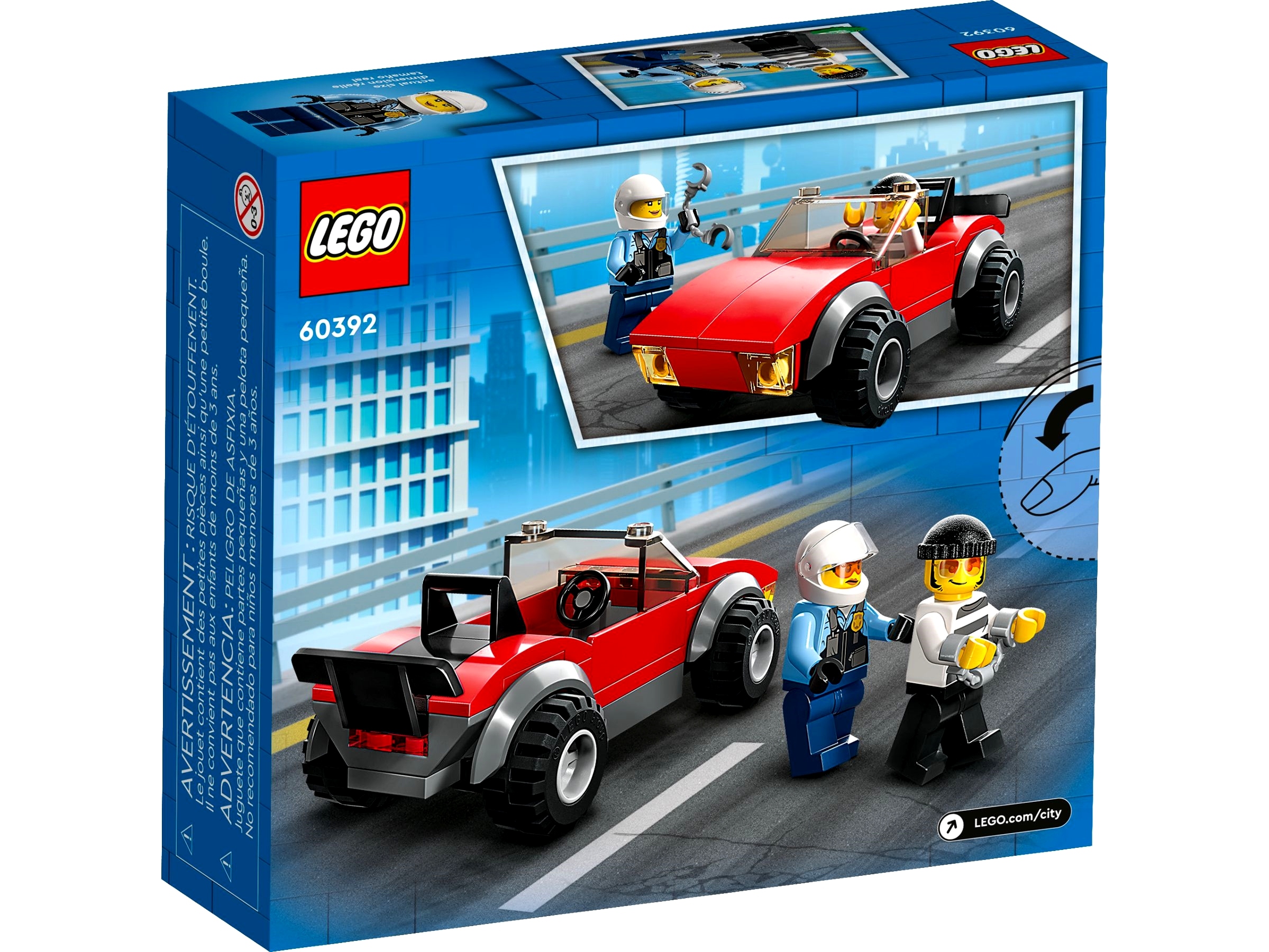 KLOCKI LEGO CITY POŚCIG ZA BANDZIORKIEM 60392 Marka LEGO