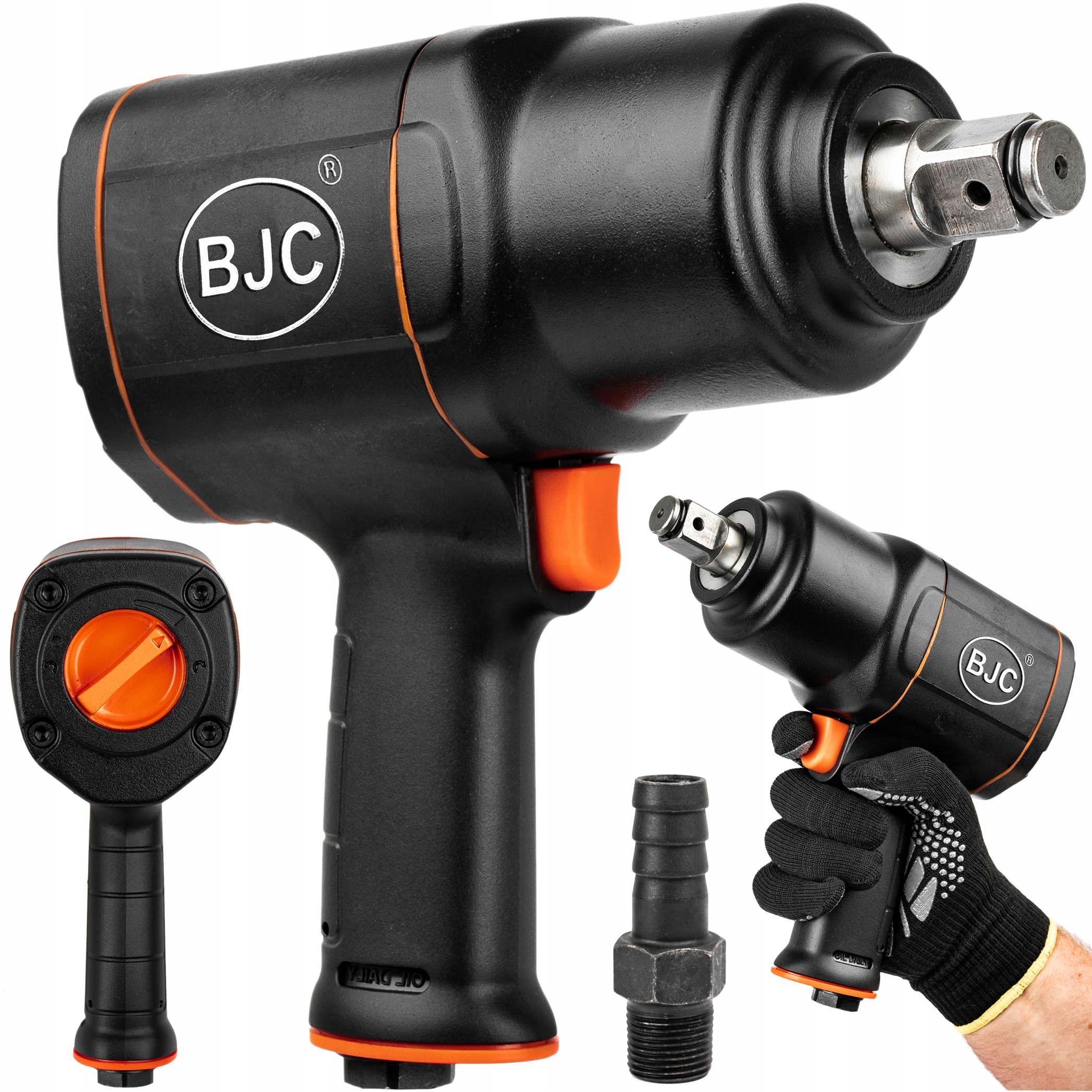 Klucz Pneumatyczny Udarowy Do Wymiany Kół Mocny 4600Nm 3/4" Bjc