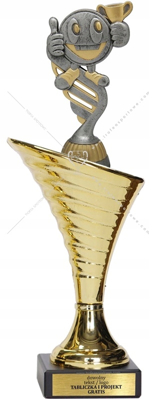 Złoty Puchar statuetka Uniwersalny 27 cm +GRAWER GRATIS