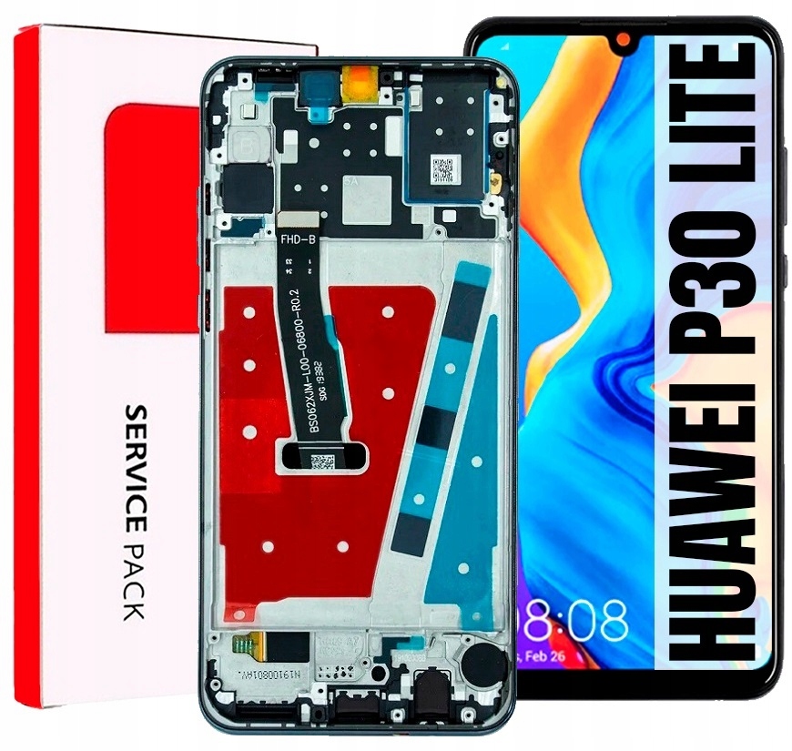 Displej Pro Huawei P30 Lite Originál LCD Rámeček