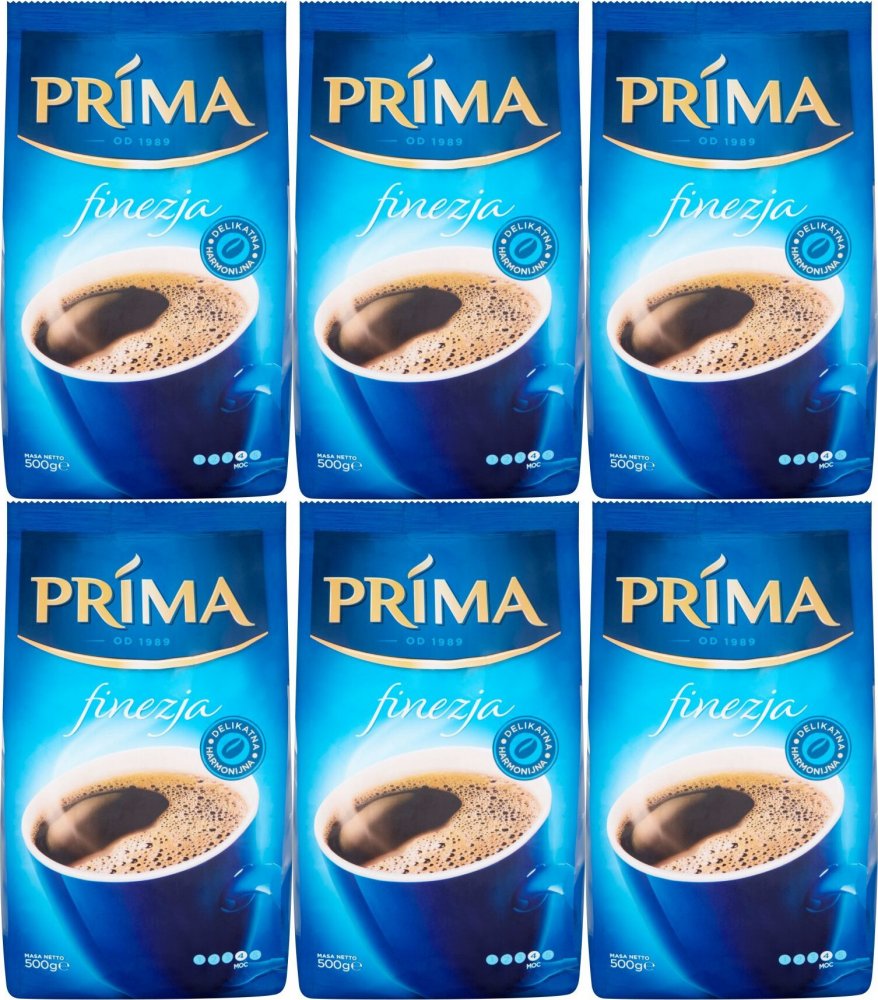 Kawa mielona Prima Finezja 6x500g
