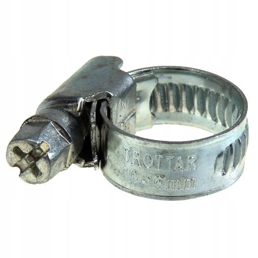 Opaska Zaciskowa Slimakowa 10-16MM Stalowa Ocynkowana 100SZT