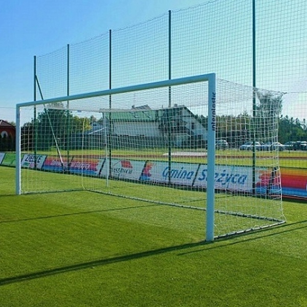 Bramka piłkarska tulejowana Sportpoland 7.32x2.44 m aluminiowa
