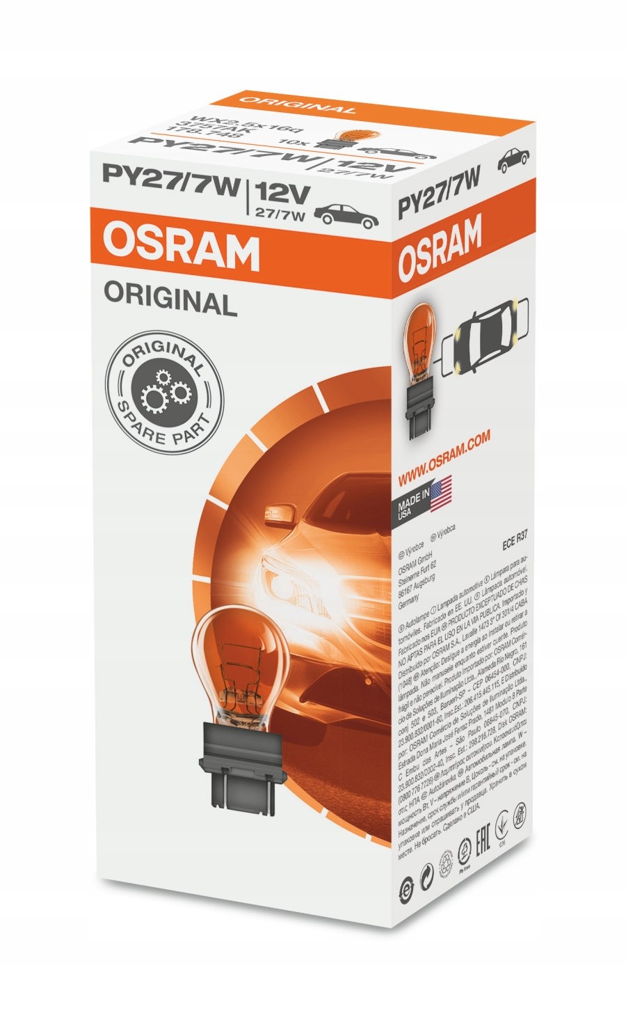 

żarówka pozycyjna Osram Py 27/7W 12V