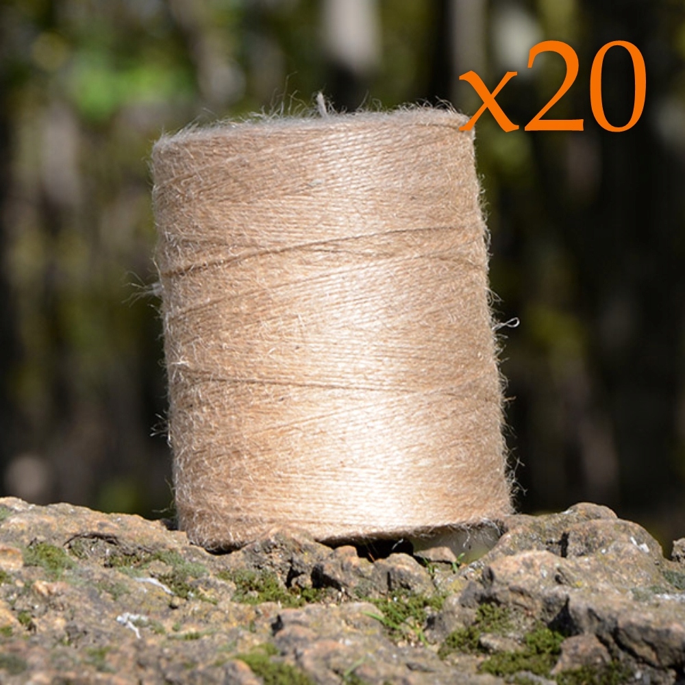 Jutový provázek (přírodní) 1,5 mm 2 nití 600 g