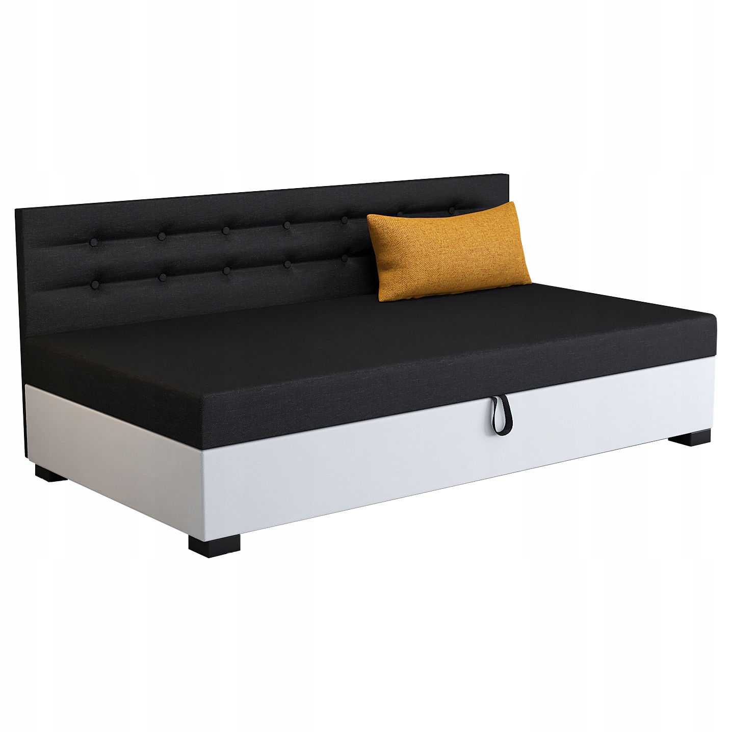 Jednolůžkový gauč s polštářem Bonus Postel pro mláděž Olaf s bočnicí 90