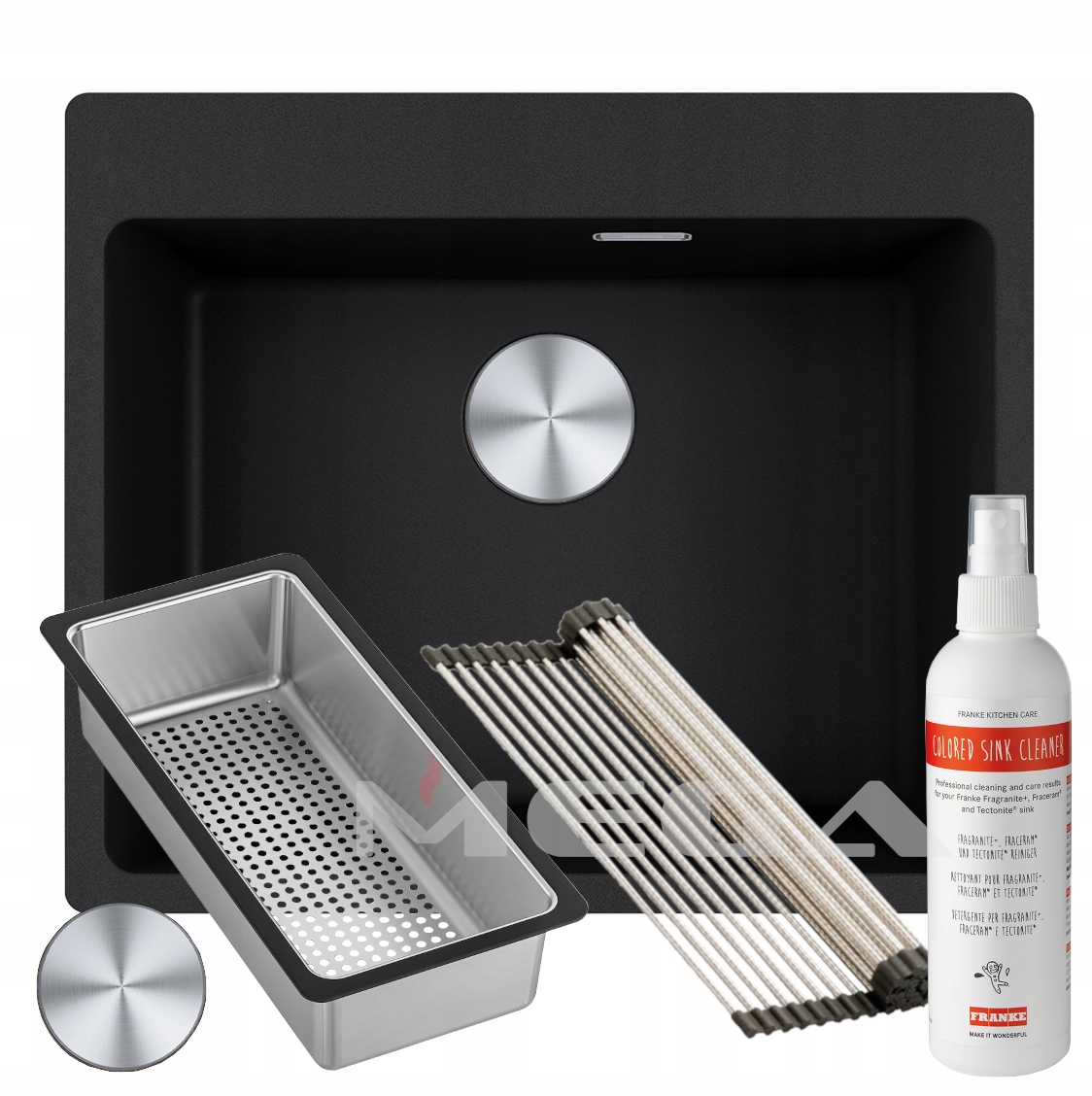 ZLEWOZMYWAK FRANKE MRG 610-54 FTL CZARNY MAT