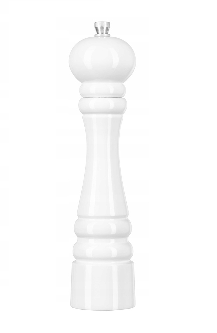 

Młynek do pieprzu Ręczny Drewniany 24 cm Biały