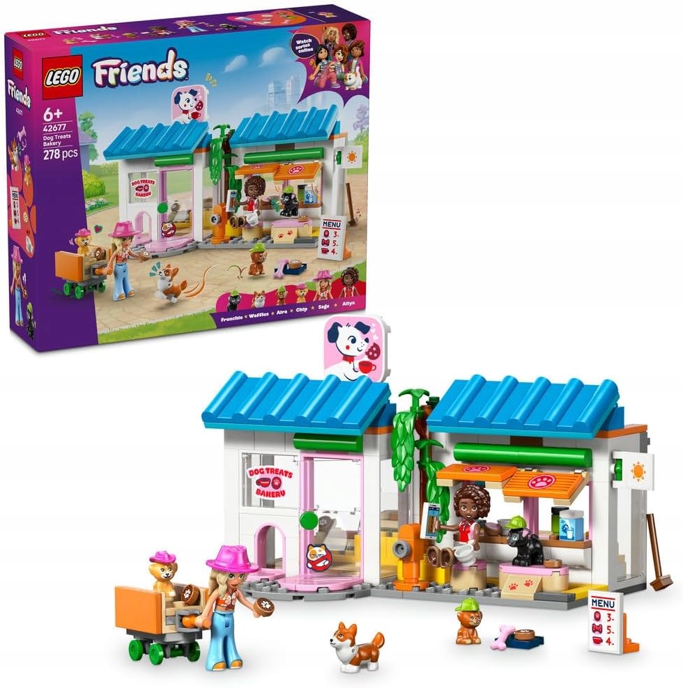 Lego Friends 42677 Pekárna s psími pamlsky 6+ 4 psi