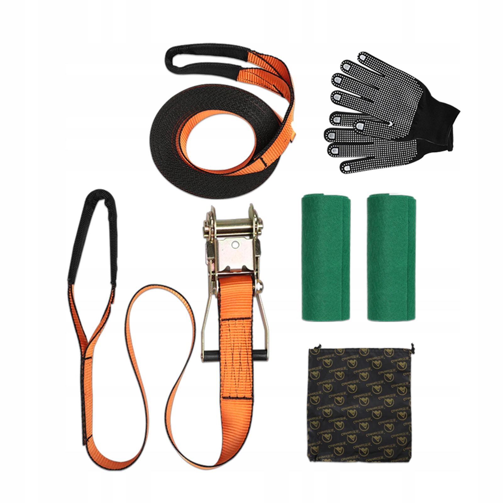 Training Line Wear Resistance 591 inch Line Not Easy to Fade Slackline Kit