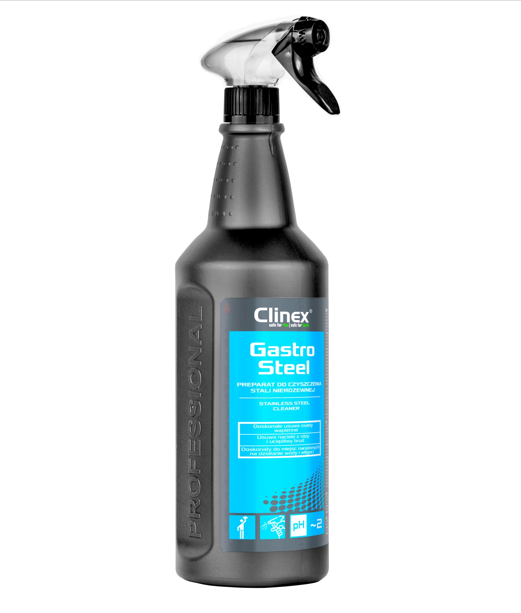 

Clinex Steel do czyszczenia stali nierdzewnej 1L