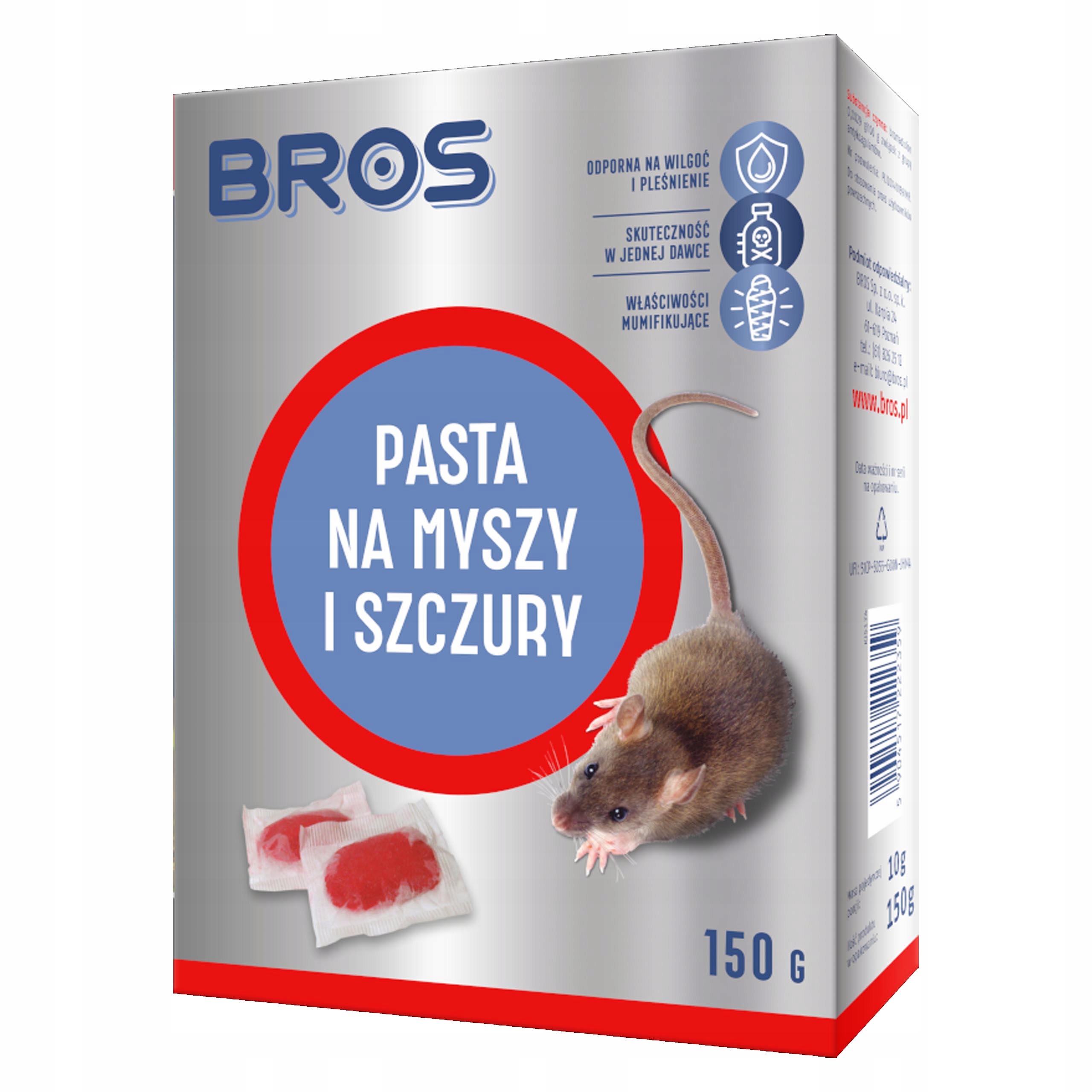 

Pasta na myszy i szczury Bros Trutka 150g