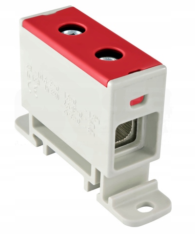 Złączka szynowa 1-torowa 35mm2 czerwona ZGX-1x35 Rodzaj szynowe