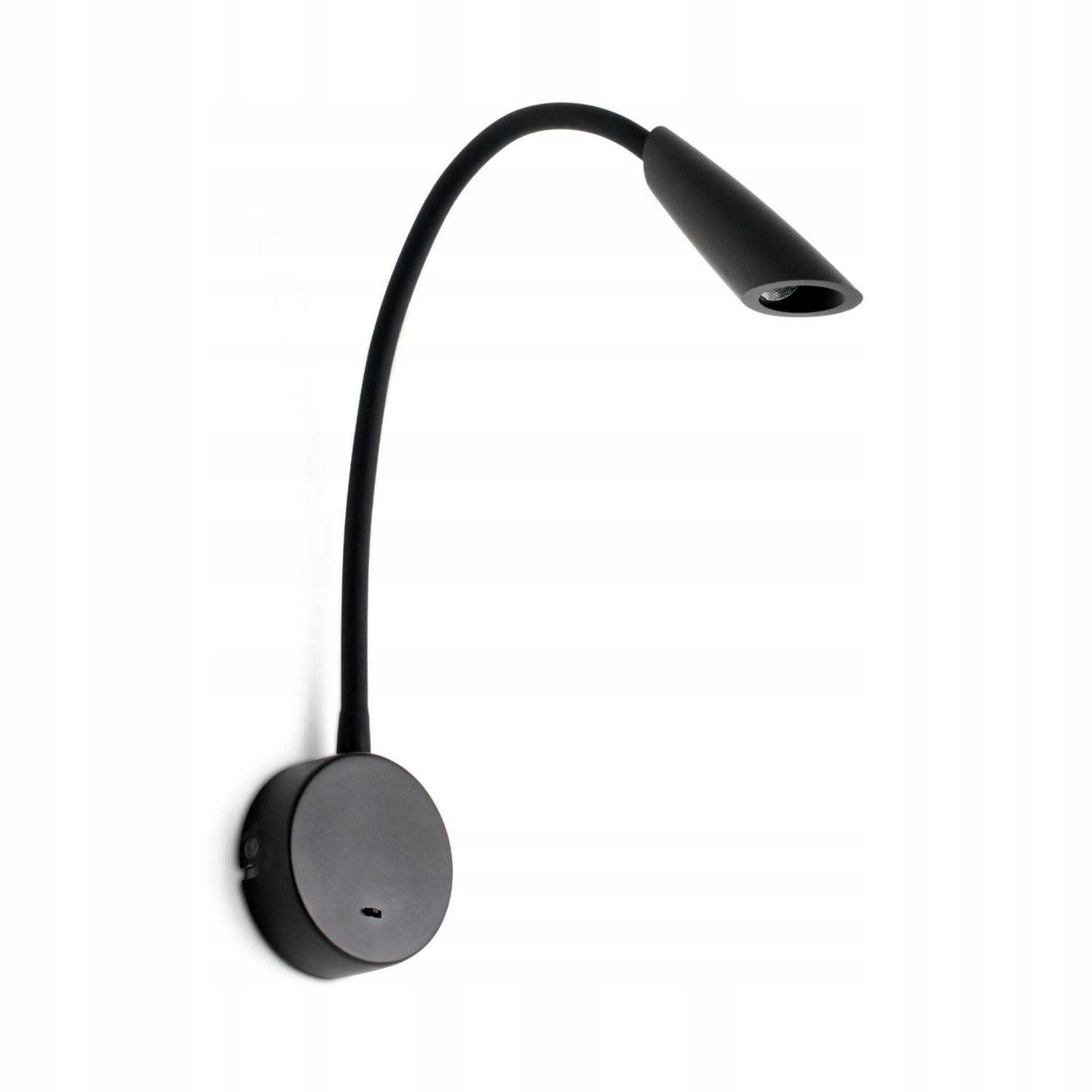 Faro Boken nástenná lampa na čítanie s flexibilným ramenom, čierna, Led 6 W