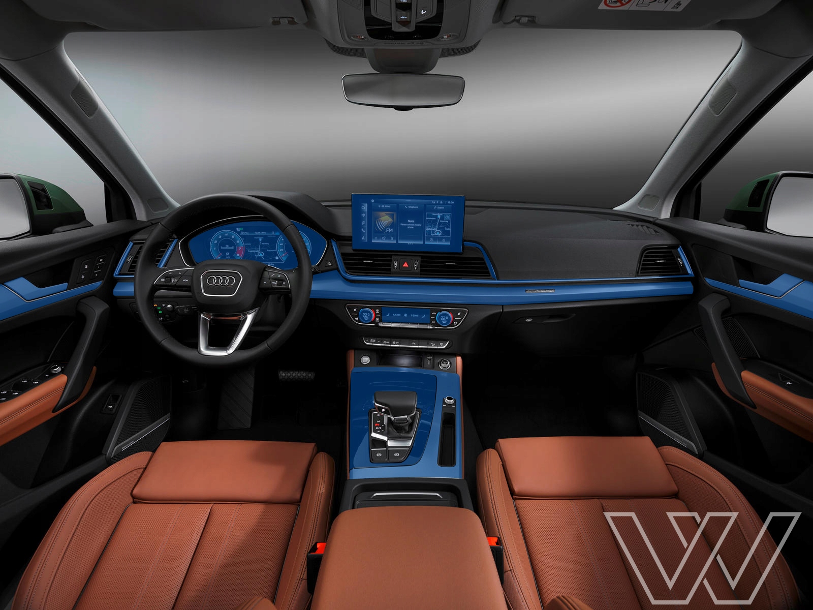 Fólie do interiéru – Audi Q5 – Průhledná ochrana interiéru