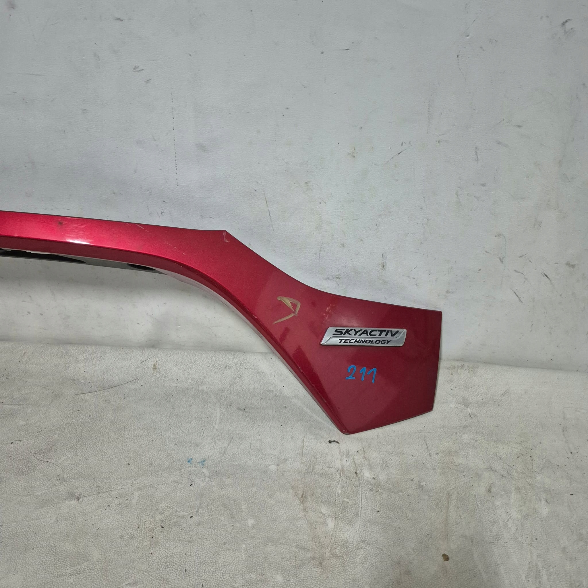 MAZDA 3 III HB 13-18 cap moulding cap bonnet rear part