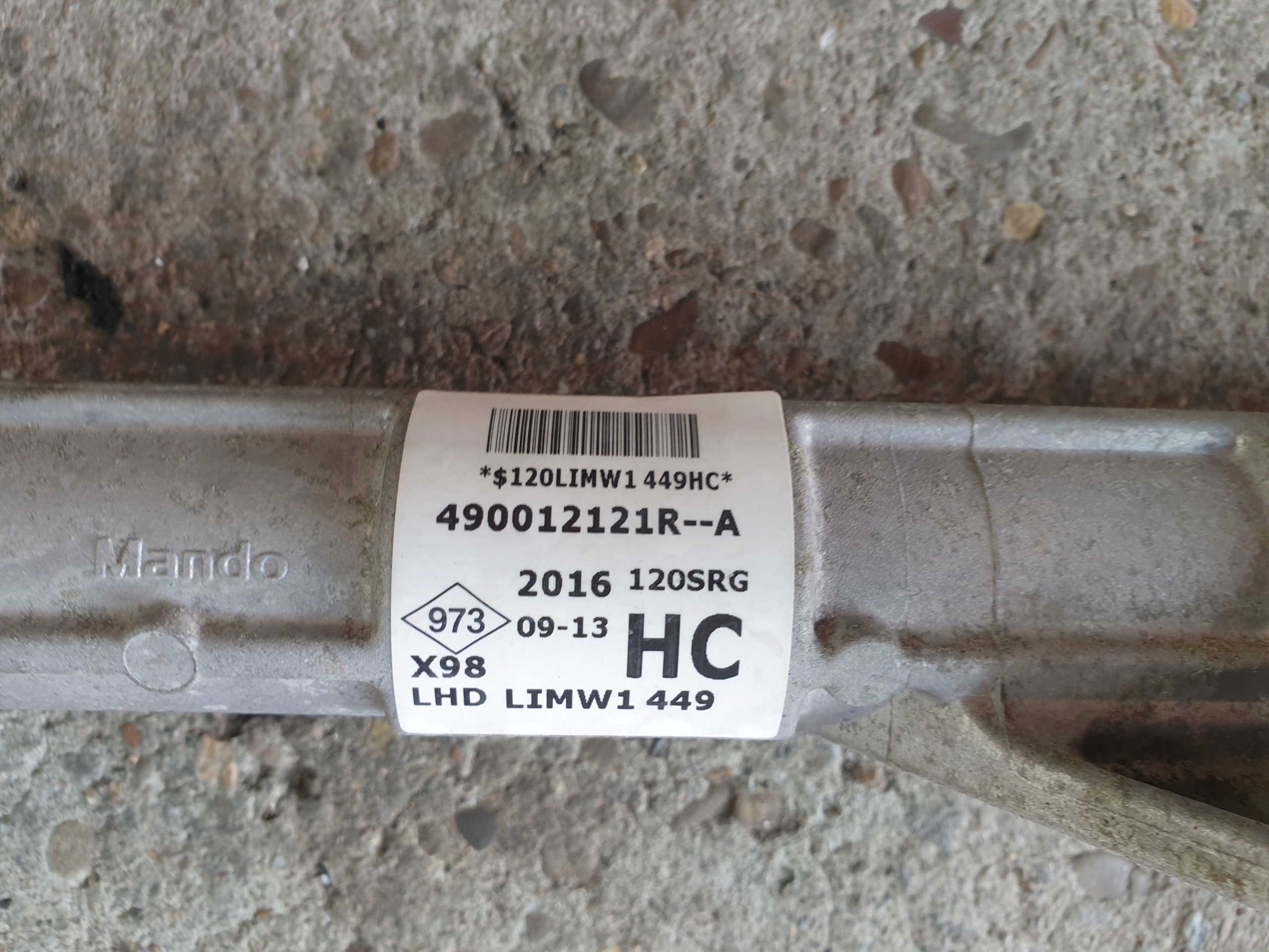 servo control RENAULT CLIO 4 IV 2014- 490012121R