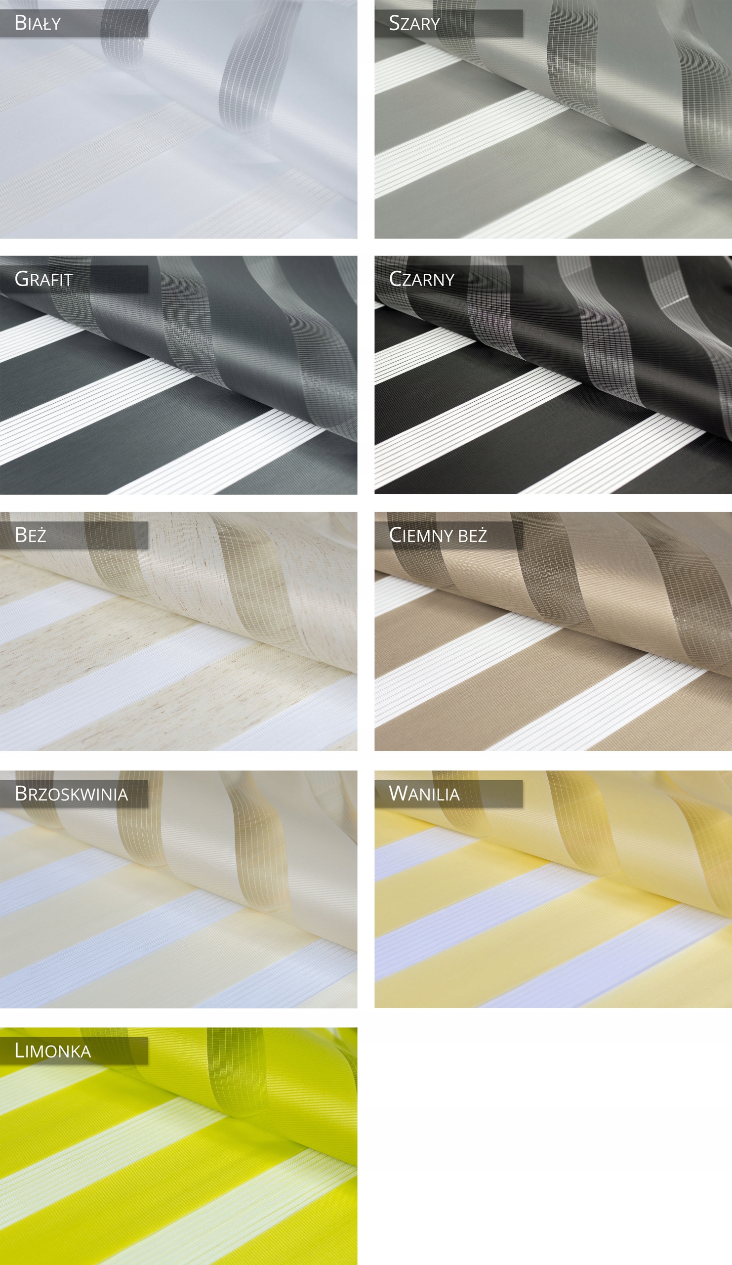 ROLETA DZIEŃ NOC BEZINWAZYJNA NA WYMIAR 61x230 cm Marka RENA