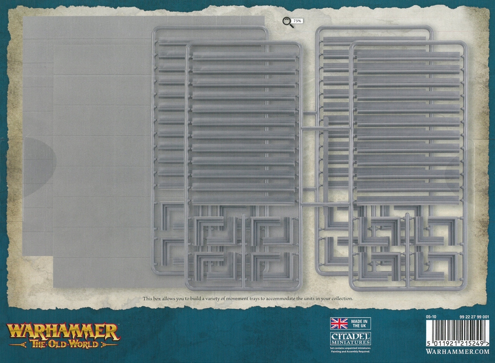 WARHAMMER - THE OLD WORLD MODULAR MOVEMENT TRAYS Wydawca Games Workshop