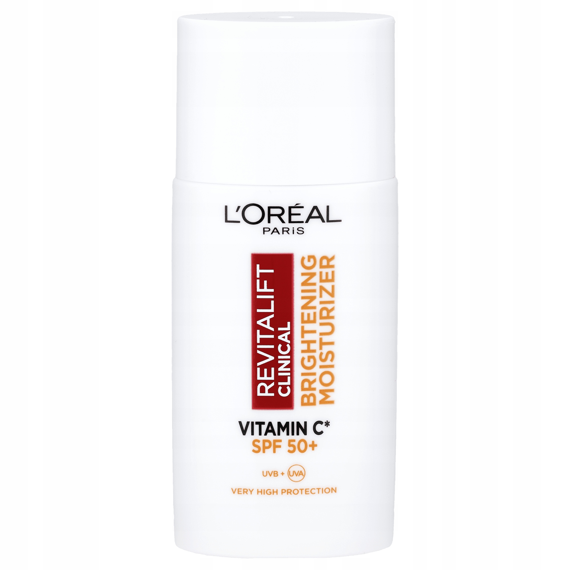L'OREAL REVITALIFT CLINICAL KREM Z WITAMINĄ C ROZŚWIETLAJĄCY SPF 50 Wyrób medyczny nie