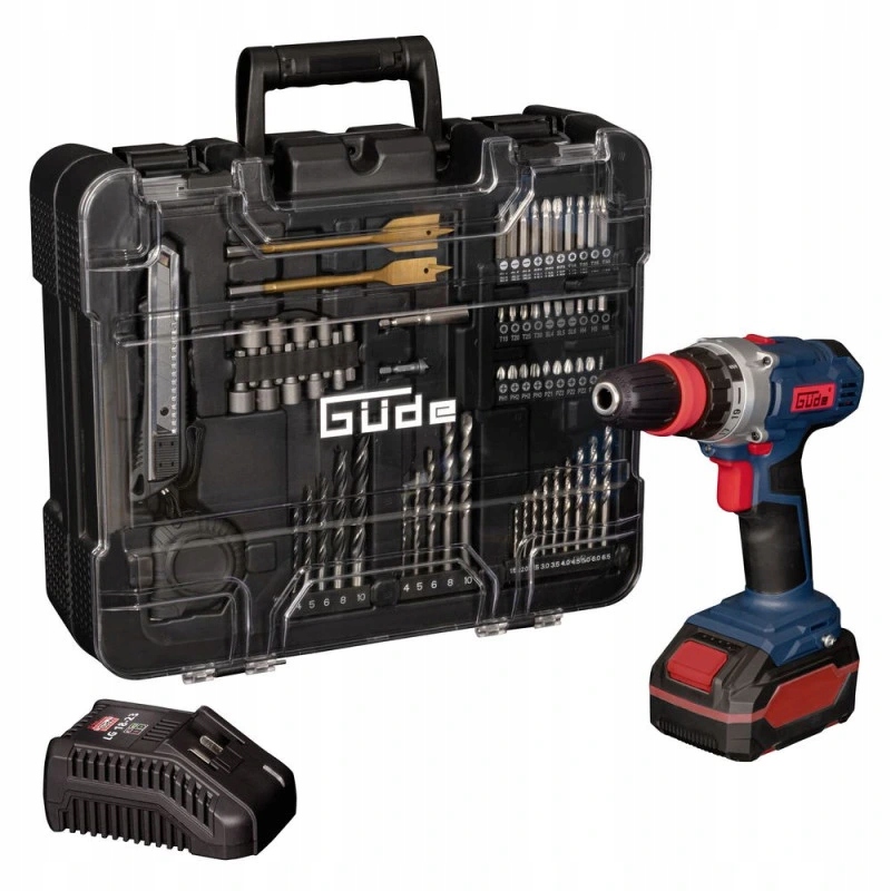 Aku vŕtací skrutkovač Bs 18 so 126-dielnou sadou príslušenstva