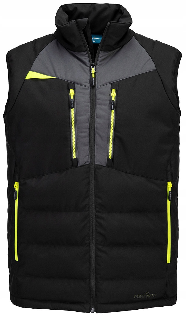 Nepromokavá zateplená vesta bez rukávů Portwest DX432 Bkr vel. S