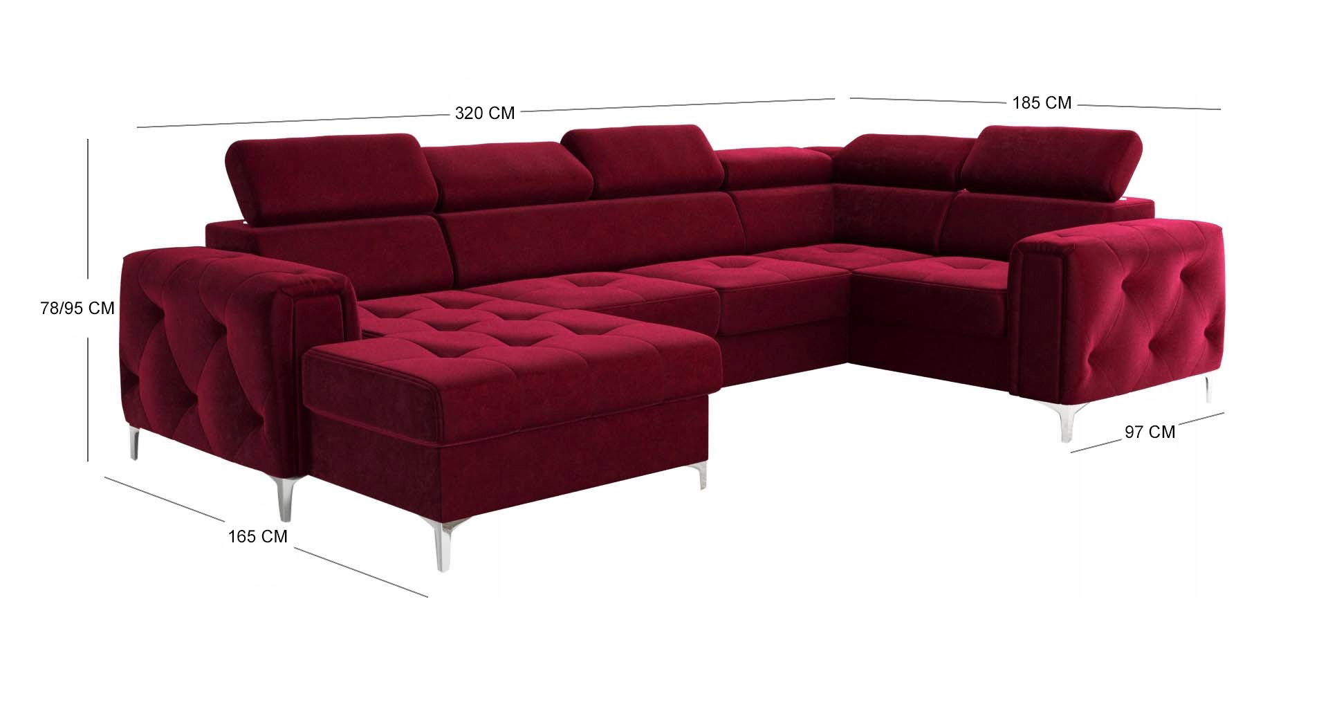 Narożnik Rozkładany Kształt Litery U Orion Max III Marka Meble Górecki