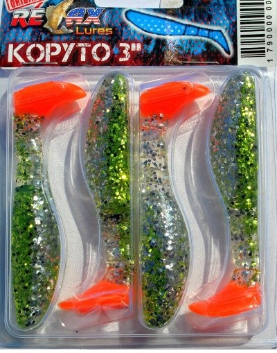 Relax Kopyto 4 " Classique Sandre Poissons Caoutchouc Spécial 5 Pièce