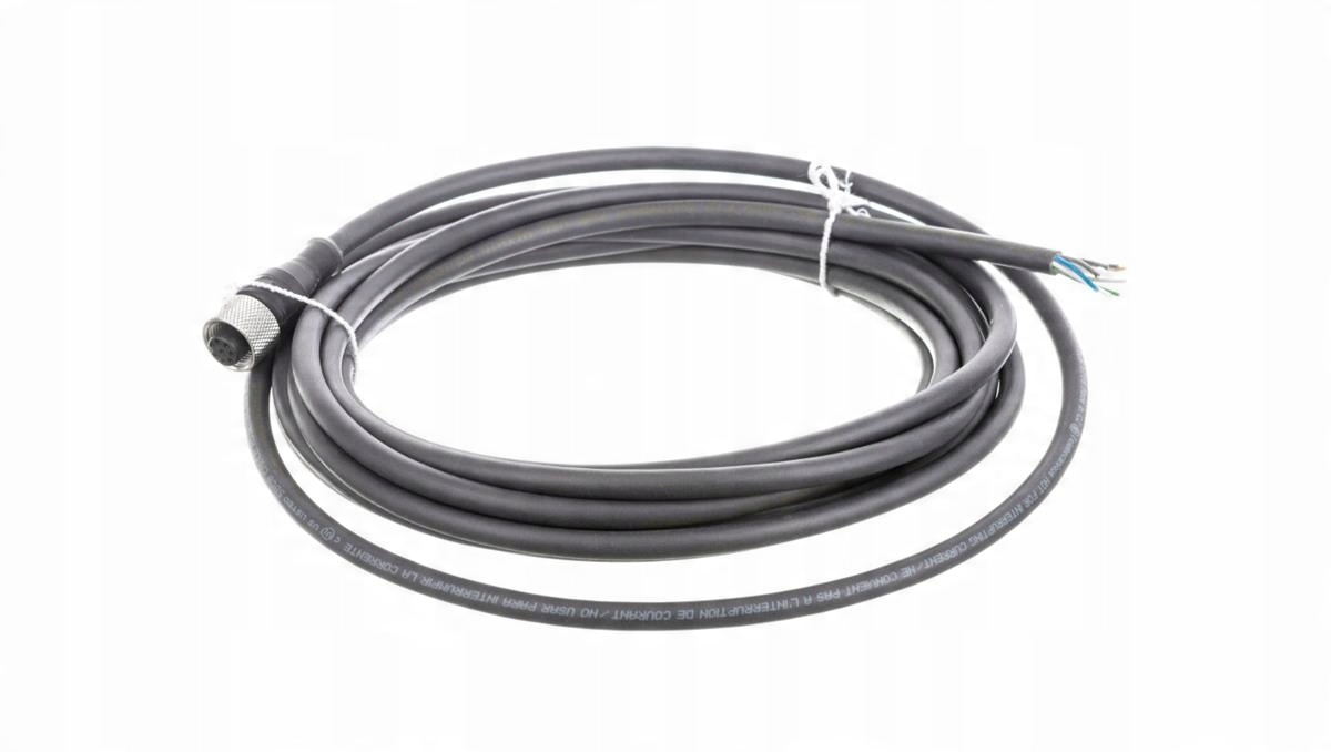 

Złączka żeńska M12 8-pinowa kabel 5m Pur