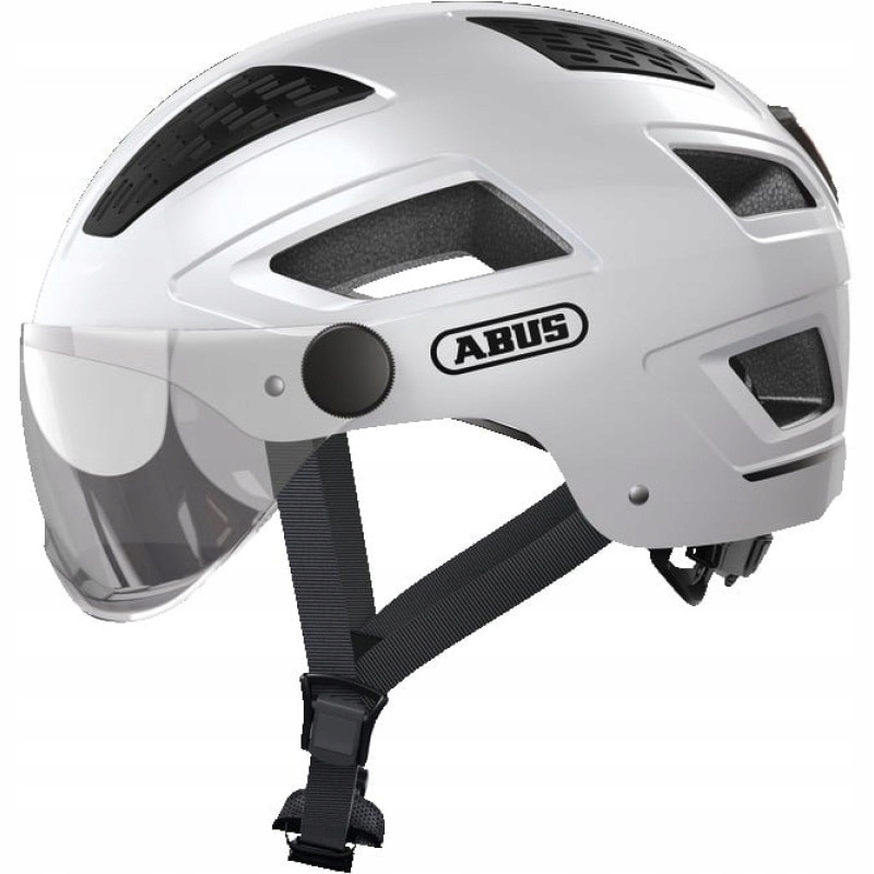 Abus Přilba Hyban 2.0 Ace městské na kolo polar white L (56-61 cm)