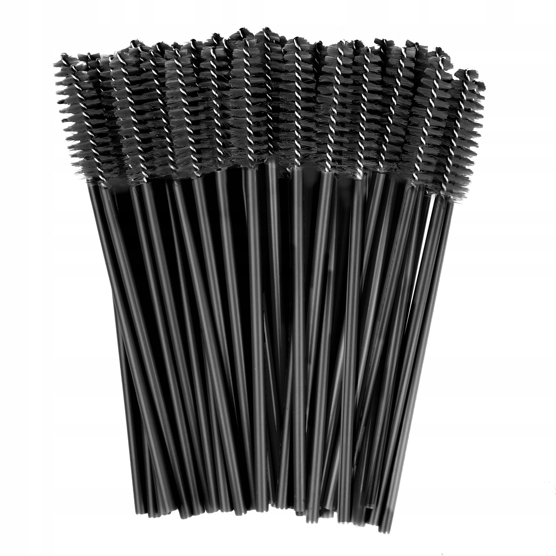 SZCZOTECZKA DO RZĘS I BRWI SPIRALKA CZARNA 50 SZT