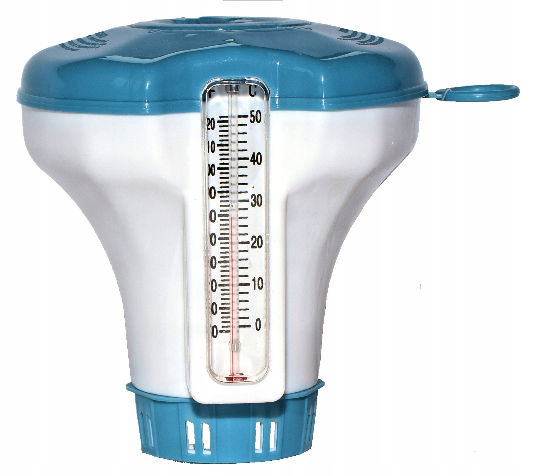 DOZOWNIK CHEMII Z TERMOMETREM DO TABLETEK 20G PŁYWAK BASEN