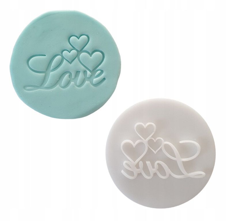 

Stempel do masy cukrowej na walentynki napis Love