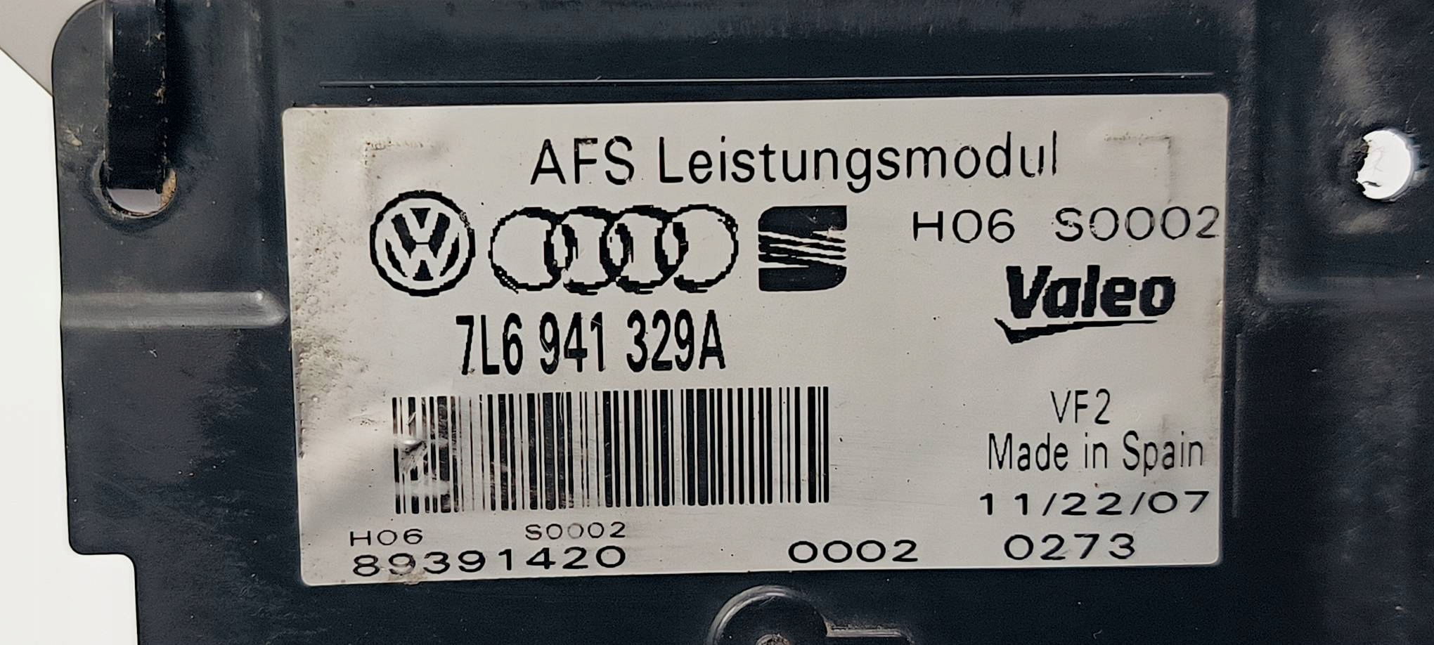 control unit 7L6941329A VOLKSWAGEN PHAETON LIFT