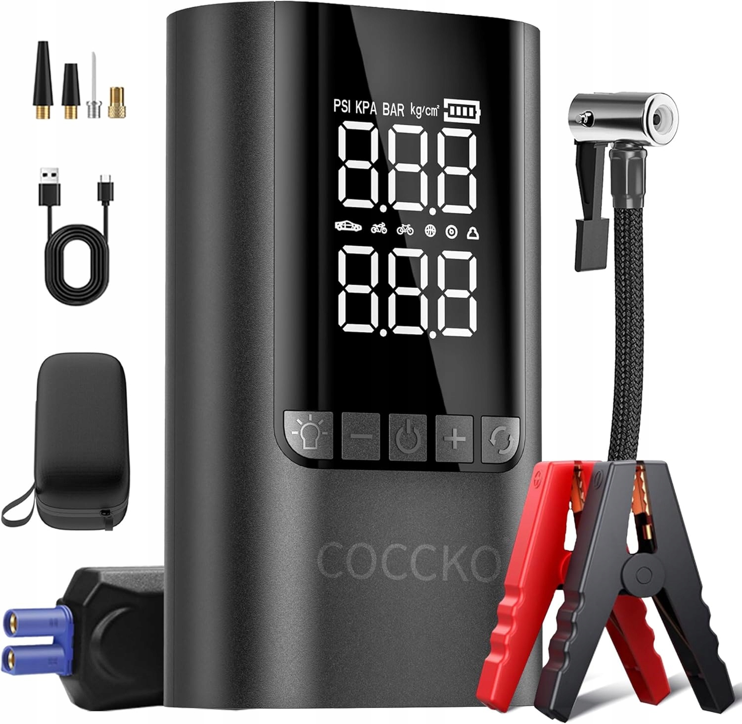 Startér Do Auta 6000A Kompresor 150PSI Powerbank