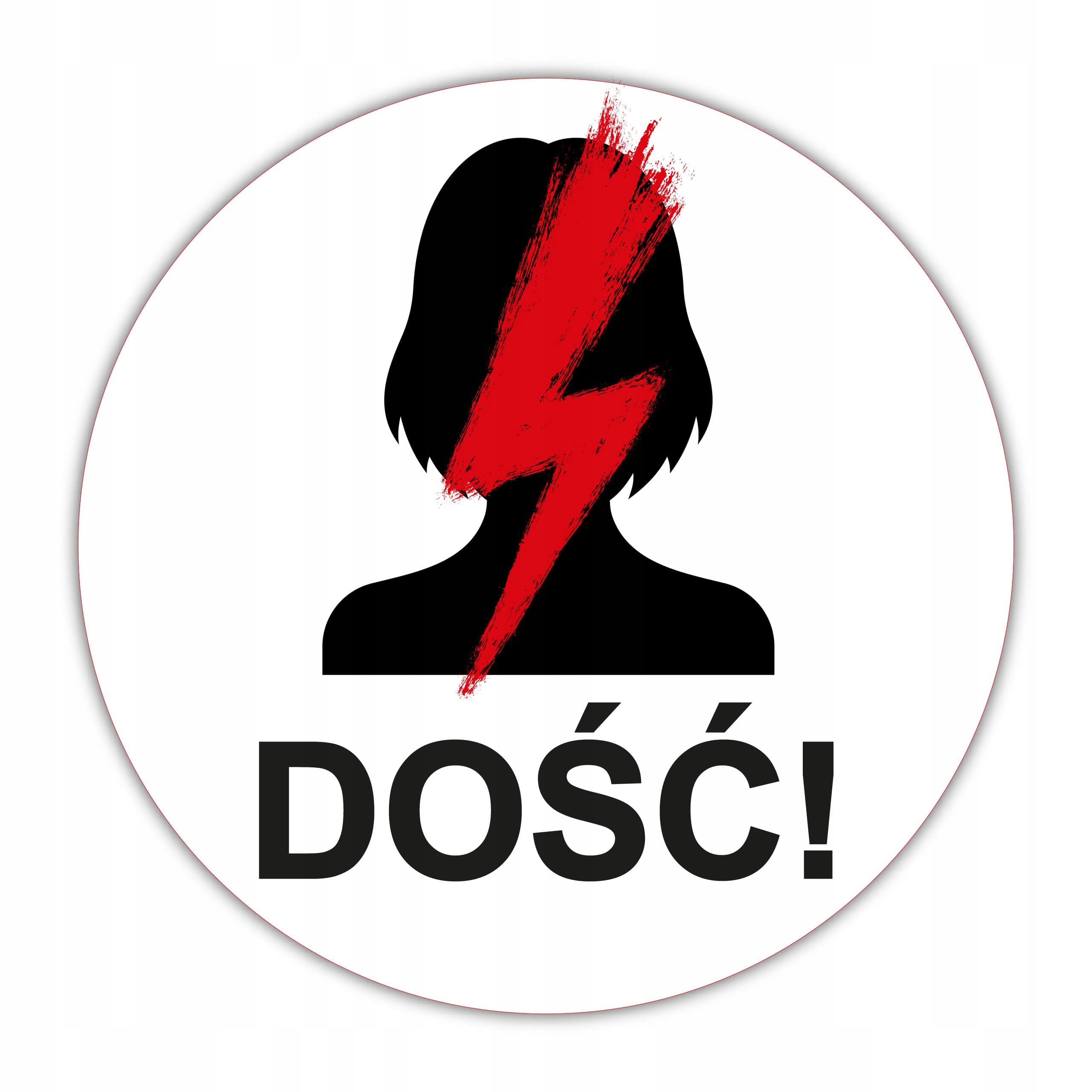 

Zestaw wlepów Dość Czarny Protest 5 sztuk