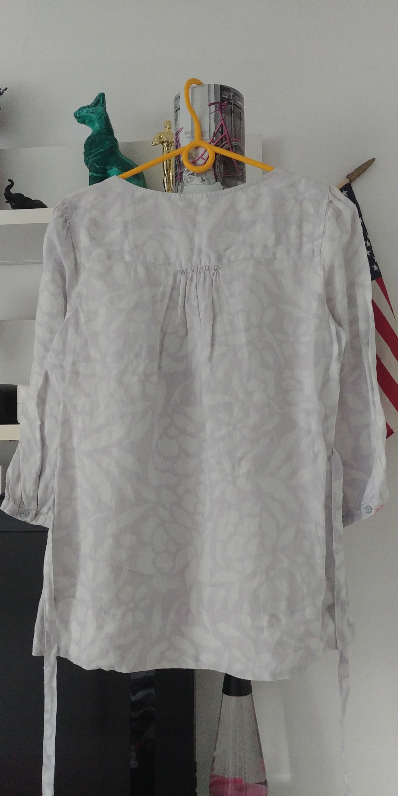 RT MARKS SPENCER LNIANA LEN KOSZULA Batystowa L Rękaw inny rękaw