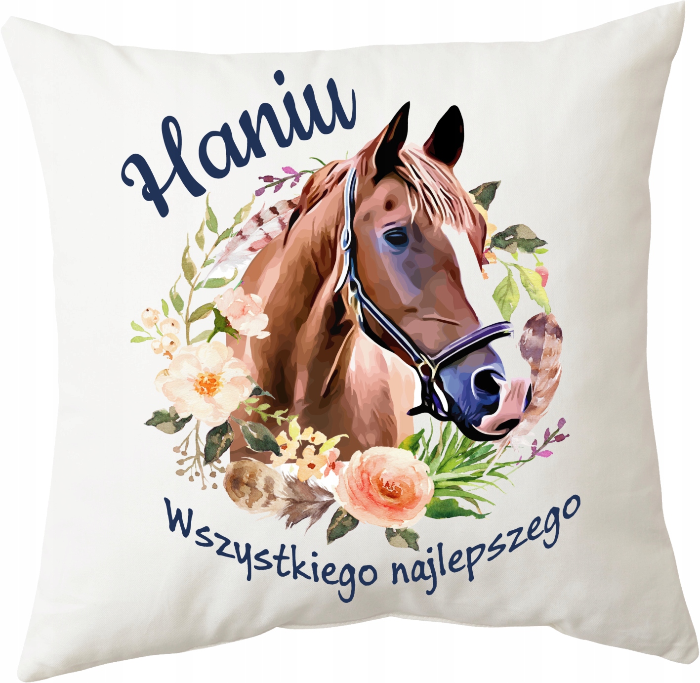 Poduszka z koniem prezent na URODZINY + IMIĘ 12563990730 Sklepy