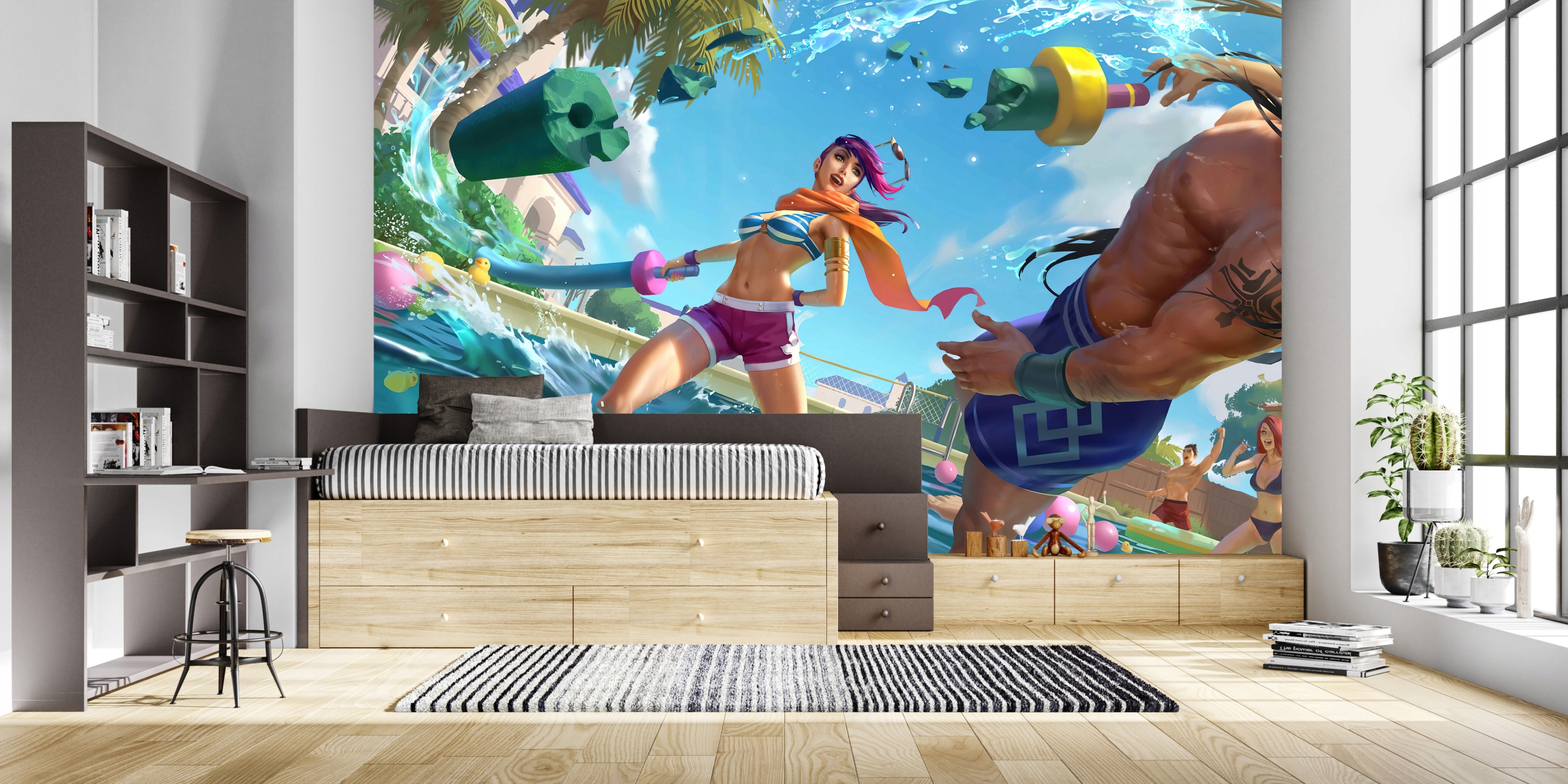 FOTOTAPETA ZOE LEAGUE OF LEGENDS POSTAĆ TAPETA ŚCIENNA WINYLOWA HD 200x140 Długość 140 m