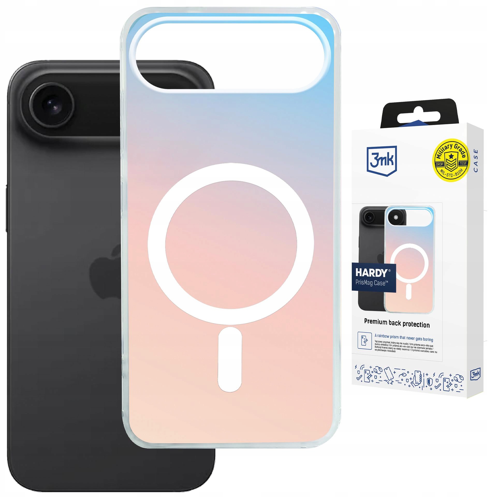 Vícebarevné Pouzdro MagSafe na Apple iPhone Air 3mk Hardy PrisMag Case