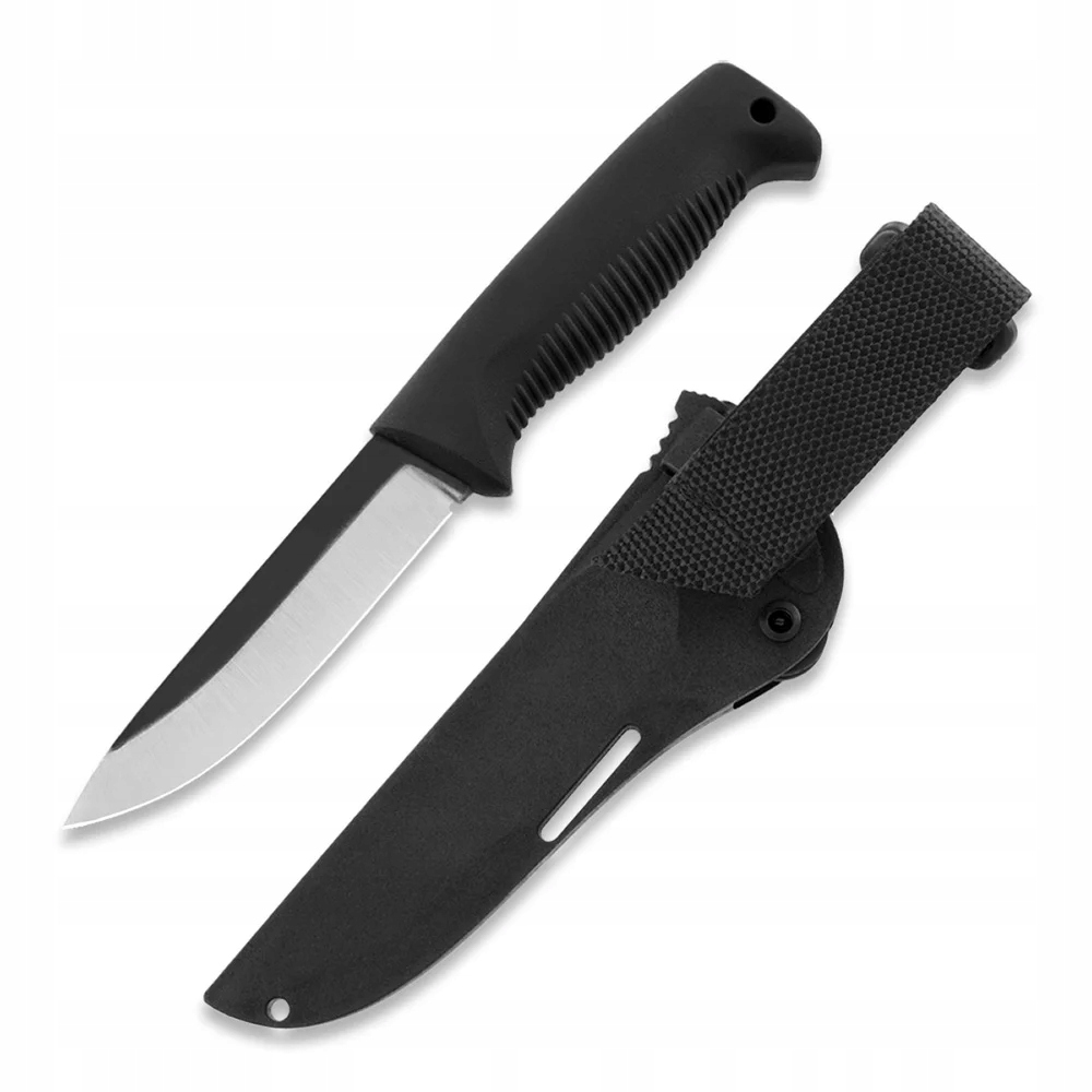 Nůž Peltonen Knives M07 Ranger Puukko 80CrV2 Černá Tpe rukojeť Pouzdro