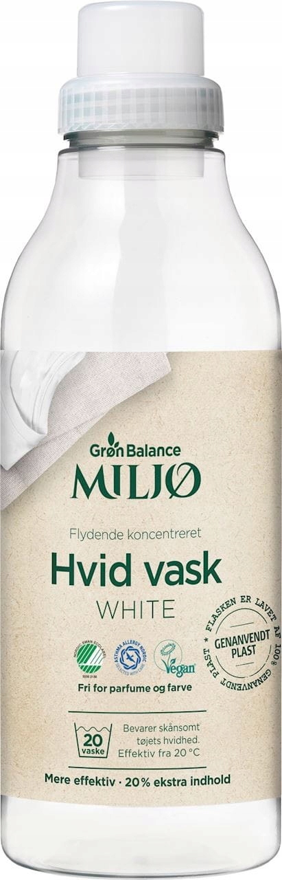 Levně Tekutý Přípravek Na Praní Bílého Oblečení 900 ml Gron Balance