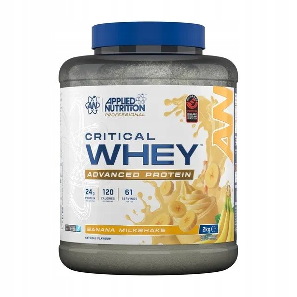 Applied Nutrition Critical Whey, příchuť Banánový koktejl, prášek, 2000g