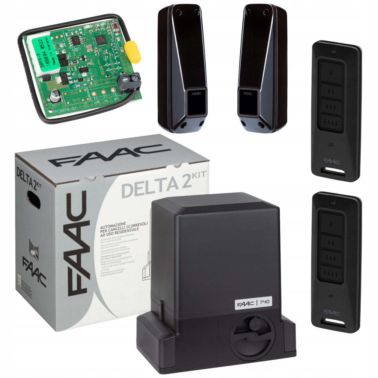 Faac Delta 2 Pilot XT4FDS 2ks Pohon pro automatickou posuvnou bránu