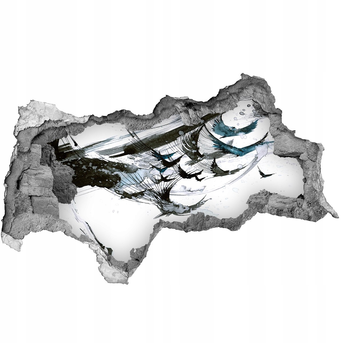 

Samoprzylepna dziura ścienna 3D Baletnica 95x73