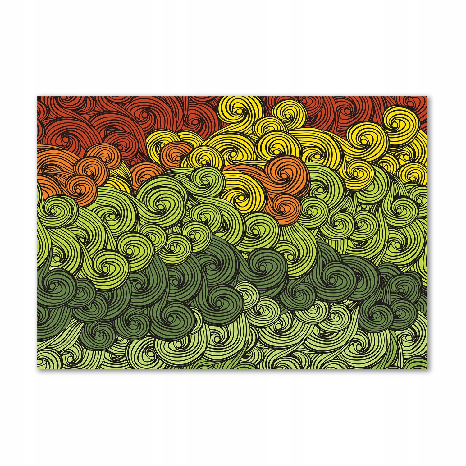 

Obraz zdjęcie szkło akryl Kolorowe fale 100x70 cm