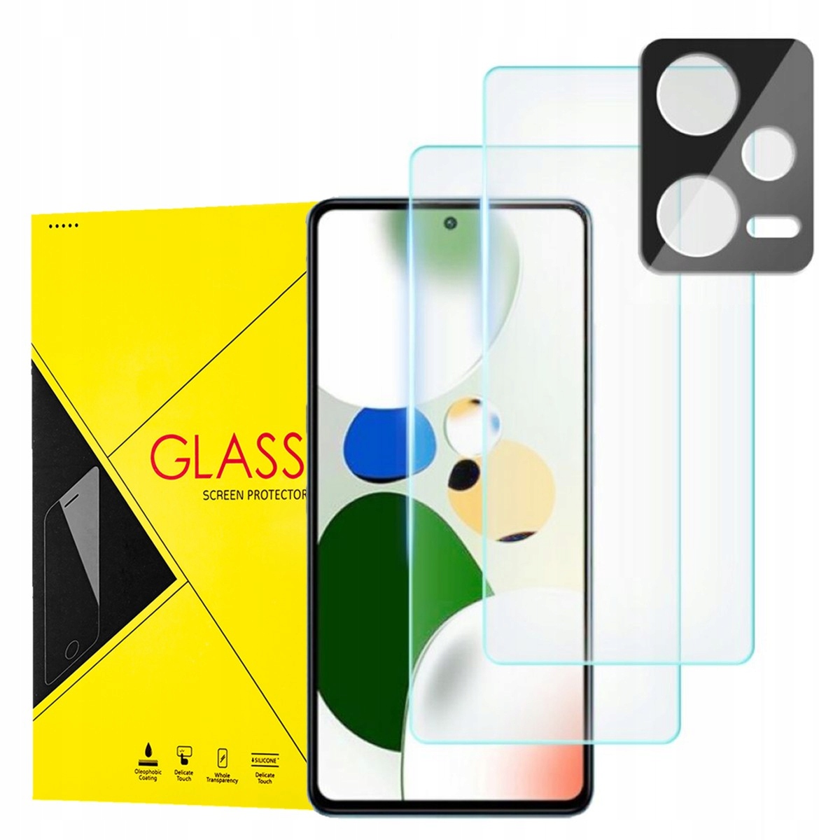 

2x szkło na ekran 1x na aparat do Xiaomi Poco X5