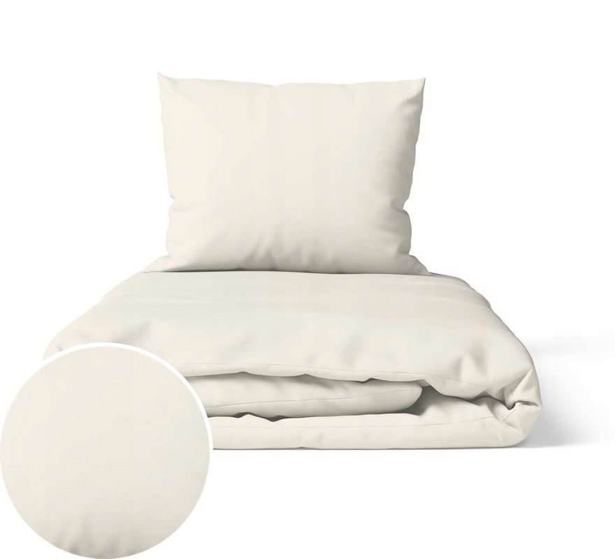 Hotelové Povlečení 140x200 cm Povlečení 70x80 Bavlna 100% Barva: ekri